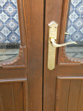 Detalle de la fachada de Casa Vizcaíno